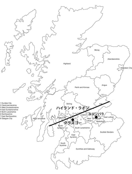 Map of Scotland